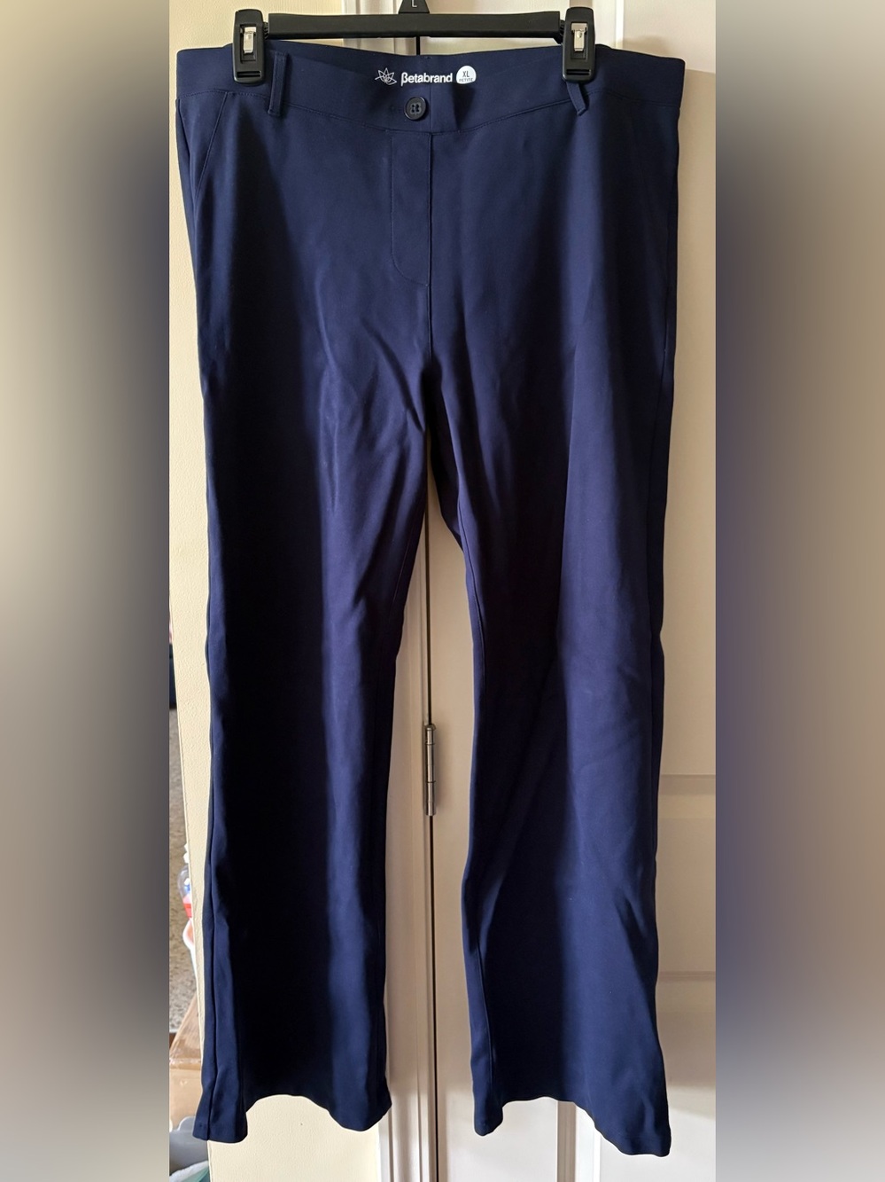 XL Petite Betabrand Navy Dress Pants